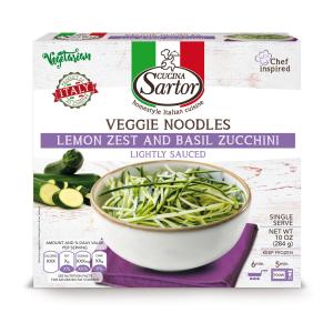 ZUCCHINI NOODLES WITH LEMON BASIL SAUCE 